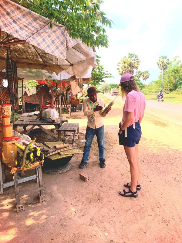 Siem Reap Private Tour - Our Guide Explain How to making Sugar 