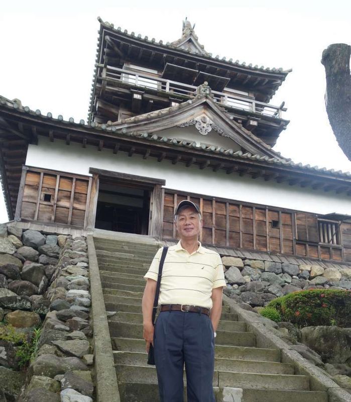 Yokohama Private Tour - This is in front of Maruyama-jyo in Fukui Pref.