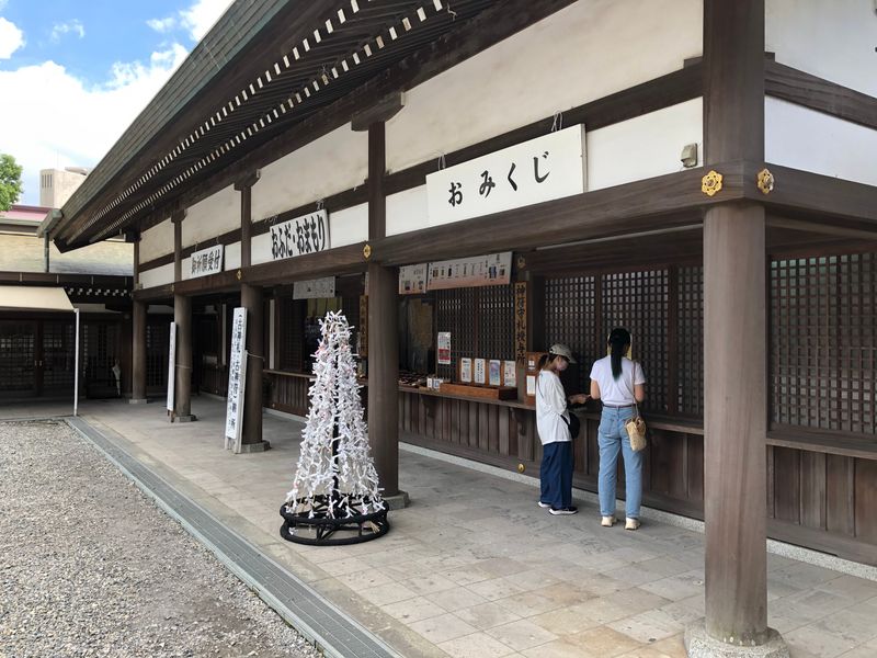 Kagoshima Private Tour - Terukuni Shrine  Fortune slip Giving Office.