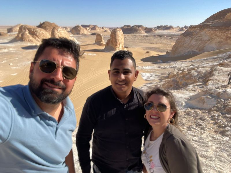 Cairo Private Tour - You will find our clients everywhere Cairo, Giza, Luxor, Aswan, Fayoum, the white desert, the black desert, Siwa, all over Egypt