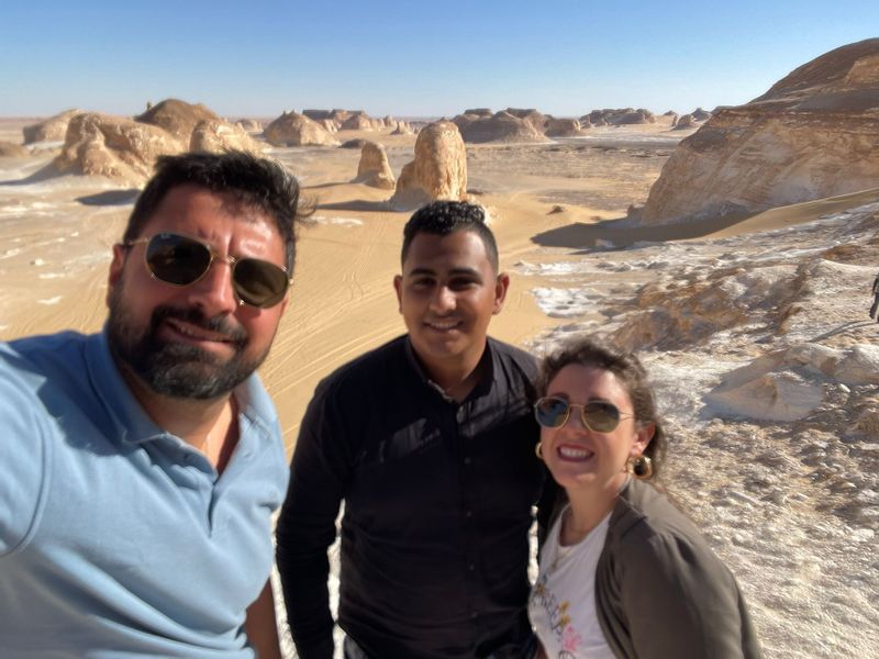 Cairo Private Tour - You will find our clients everywhere Cairo, Giza, Luxor, Aswan, Fayoum, the white desert, the black desert, Siwa, all over Egypt