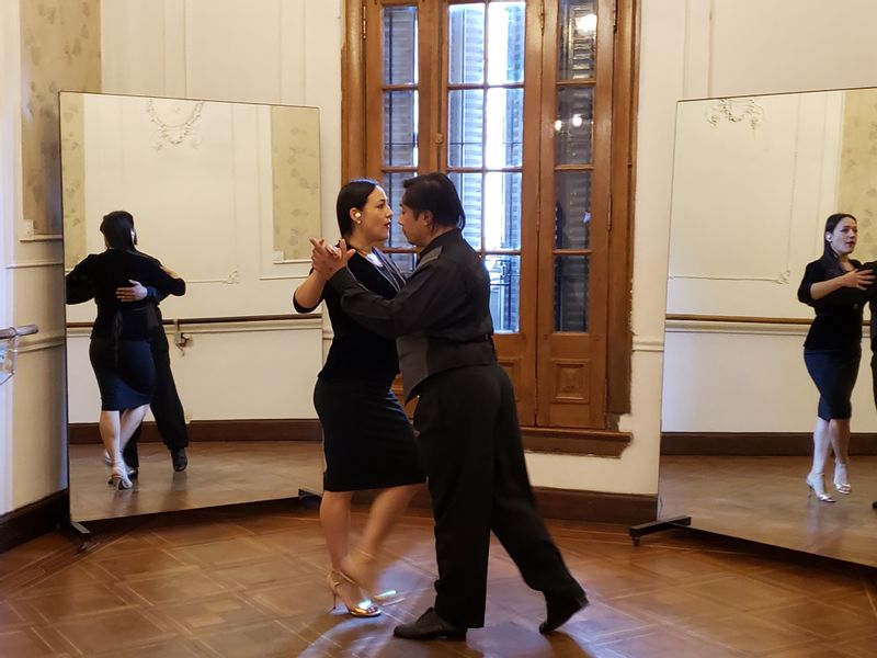 Buenos Aires Private Tour - Professional tango teachers in their beautiful saloon