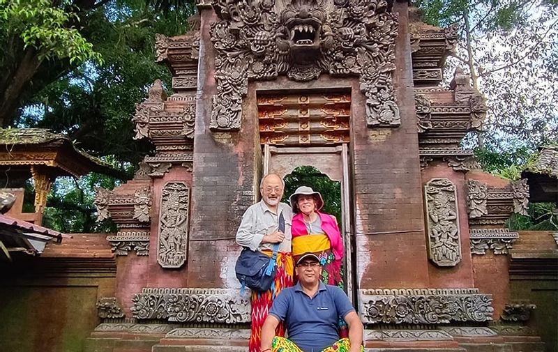 Bali Private Tour - at one of the gate in Tirta Empul Temple