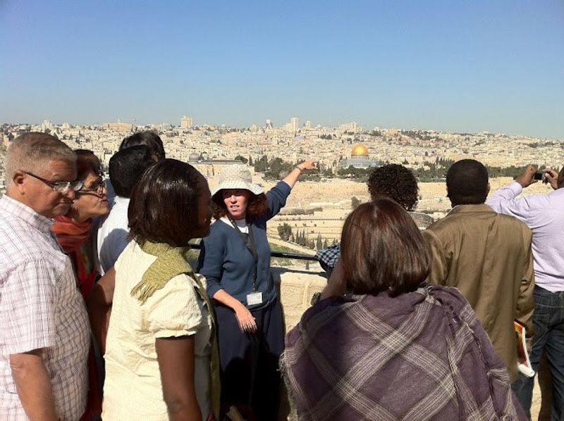 Caesarea Private Tour - Overlooking Temple Mt. 