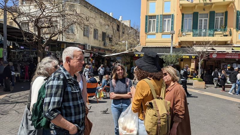 Tel Aviv Private Tour - Magen David Square, the meeting point of "Carmel Market" tour