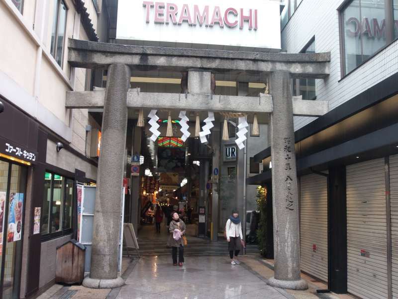 Osaka Private Tour - Torii gate ,a specialty of Nishiki Market