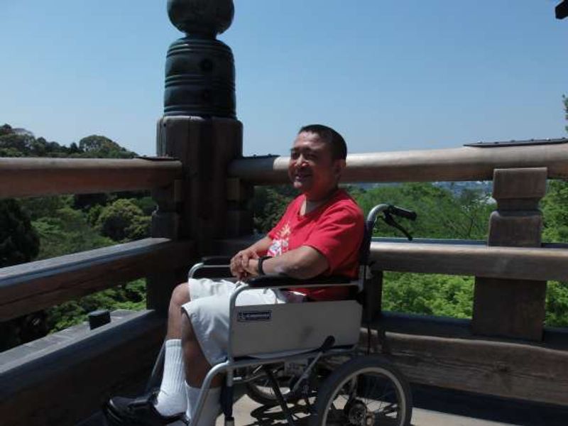 Osaka Private Tour - On Kiyomizu's Stage 13meters tall(a little more than 14 yards)