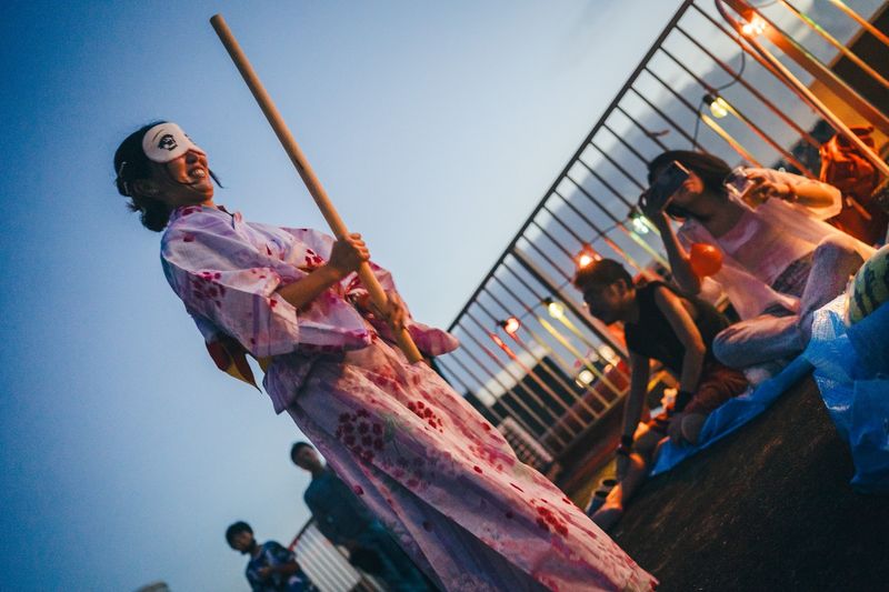 Tokyo Private Tour - Watermelon splitting at Japanese Summer Festival that I organized