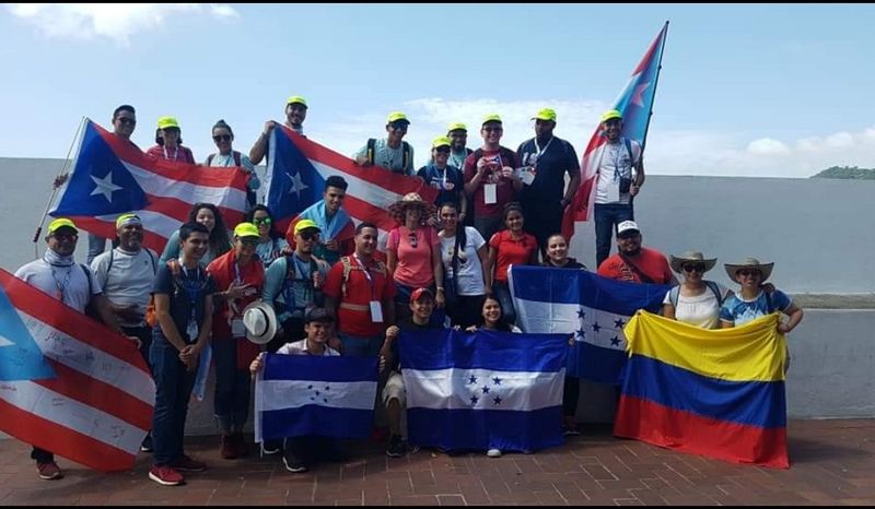 Panama City Private Tour - On the Protection Wall with my friends from around the World