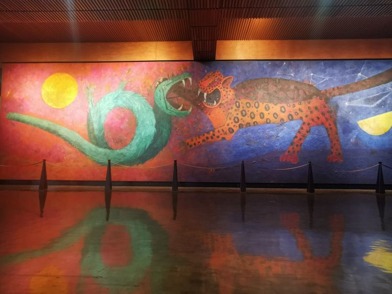 Mexico City Private Tour - Rufino Tamayo's mural at the MNA