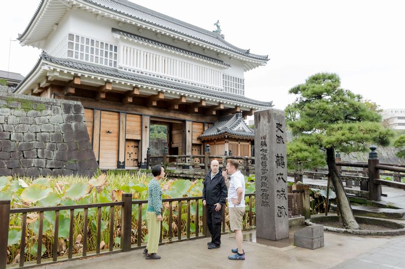 Kagoshima Private Tour -  Newly restored castle gate