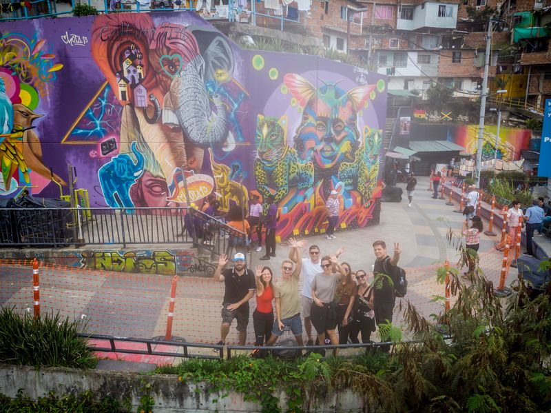 Antioquia Private Tour - Comuna 13 in Medellin with a Hungarian TV crew