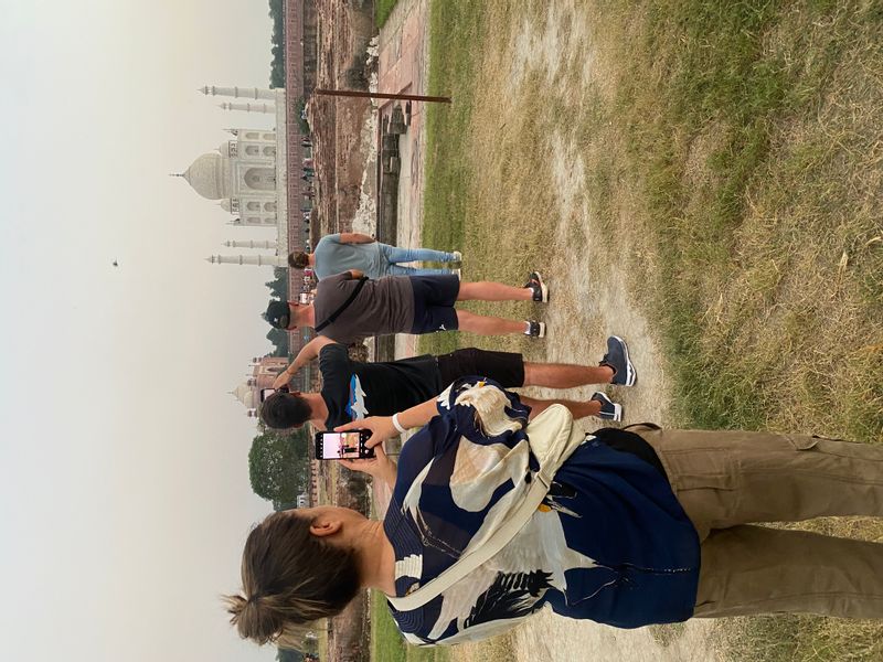 Agra Private Tour - A photo in a photo in a photo and in a photo 