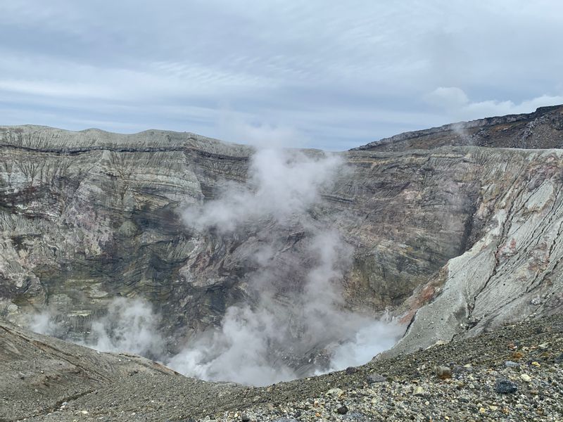 Kumamoto Private Tour - Mt. Aso, active volcano