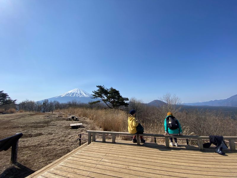 Yamanashi Private Tour - View spot of the trekking tour.You can enjoy the great view of Mt.Fuji.