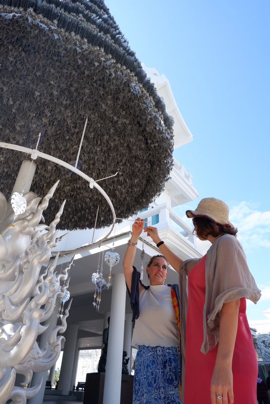 Chiang Mai Private Tour - Bodhi tree in the White Temple.