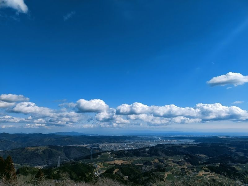 Shimizu Private Tour - view from Green tea mountains