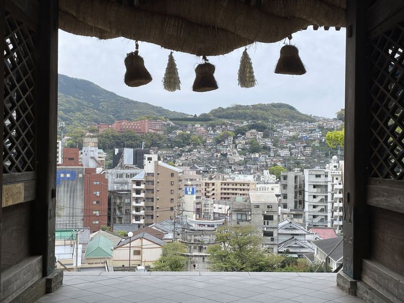 Nagasaki Private Tour - The view from Suwa Shrine.