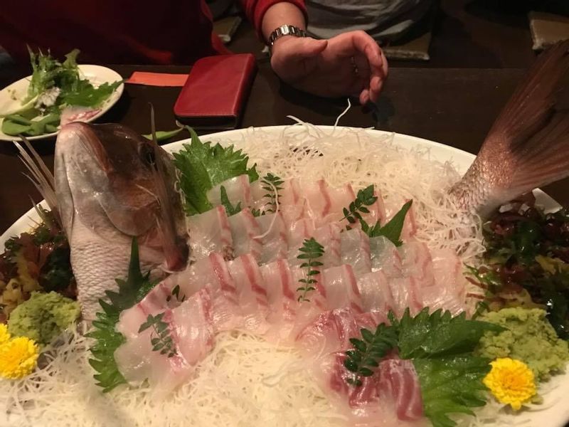 Gifu Private Tour - red snapper sushi