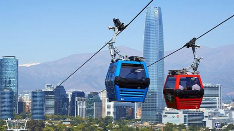 Region Metropolitana Private Tour - Gondola Lift at San Cristobal HIll