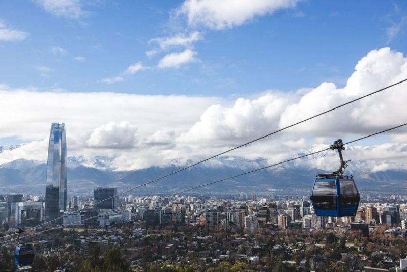 Region Metropolitana Private Tour - View of of Santiago from San Cristobal Hill