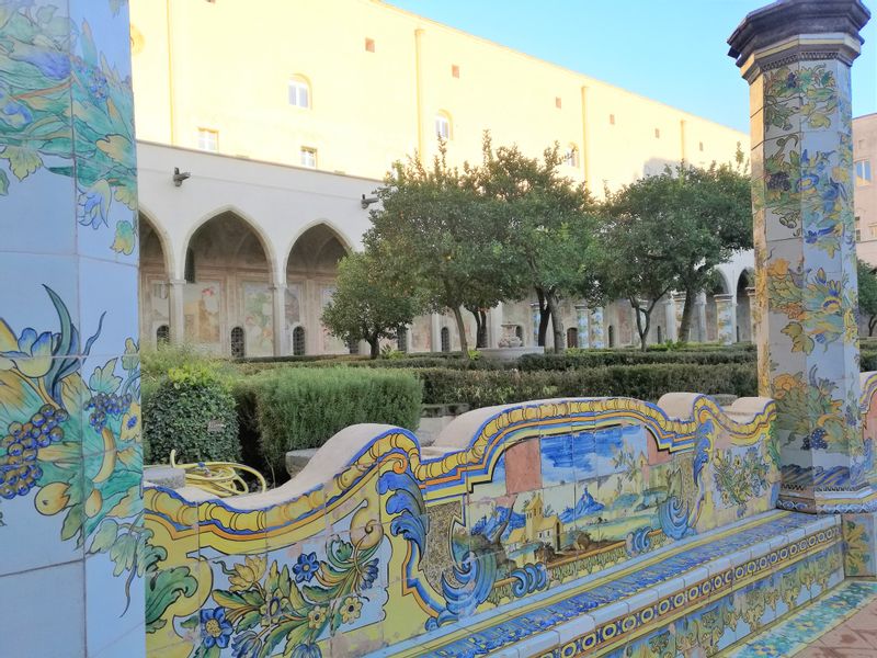 Naples Private Tour - Santa Chiara Cloister