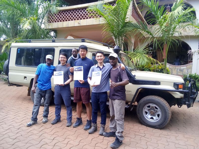 Kilimanjaro Private Tour - Celebrations after the summit of Mount Kilimanjaro