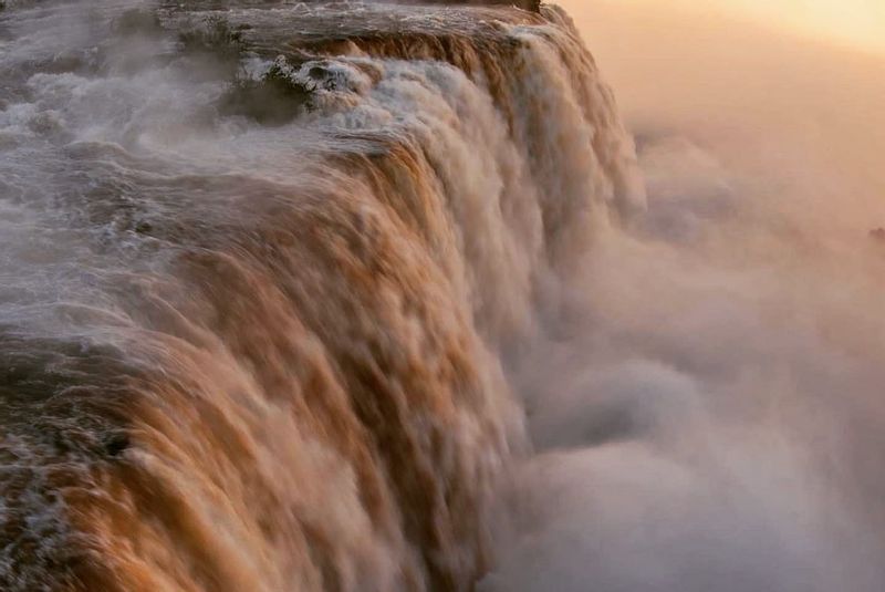 Iguazu Falls (Brazil) Private Tour - Brazilian footbridge image during flood.