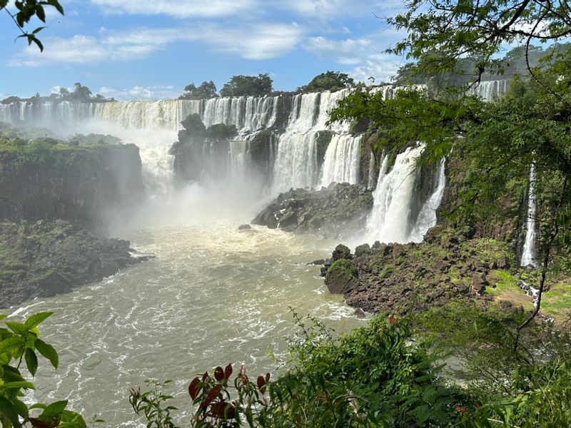 Iguazu Falls (Brazil) Private Tour - Iguazu Falls seen from the lower circuit in Argentina.