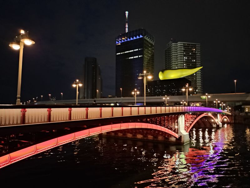 Tokyo Private Tour - Romantic night view in Asakusa.