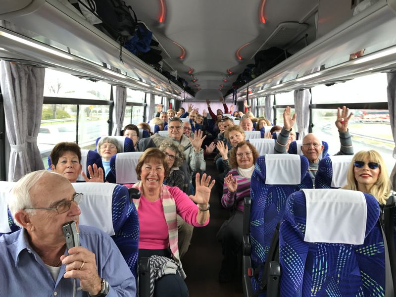 Nara Private Tour - Go go guests in a bus