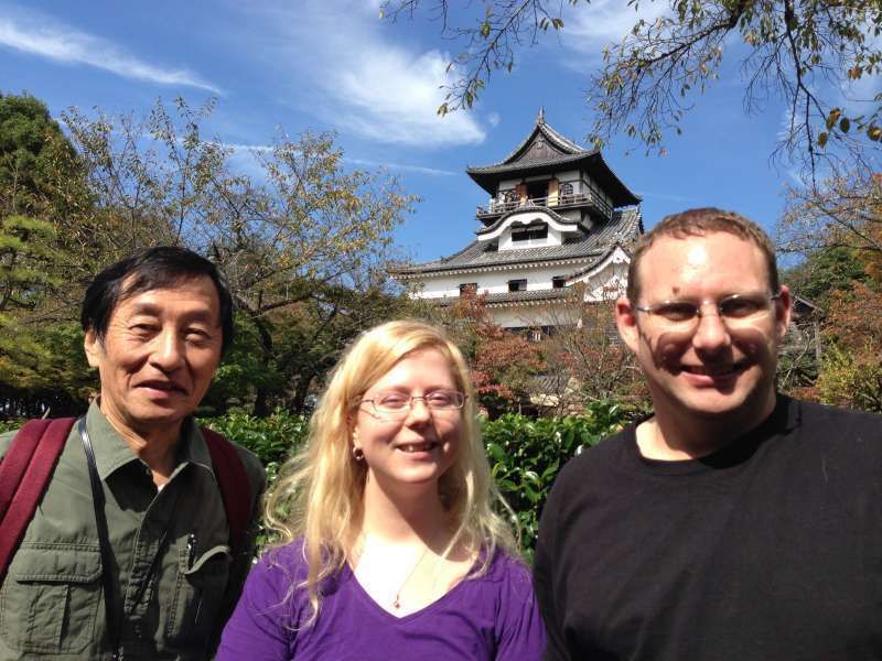 Gifu Private Tour - With my first guests from Sweden at Inuyama Castle