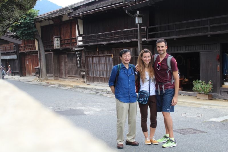 Gifu Private Tour - With an Italian honeymoon-guest at Tsumago,Nakasendo