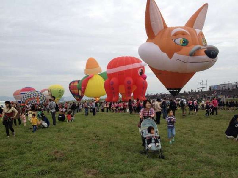 Fukuoka Private Tour - On Kids Day of Saga International Balloon Fiesta.