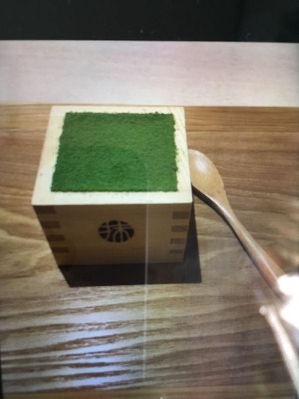 Osaka Private Tour - Maccha tiramisu from Maccha Kan.