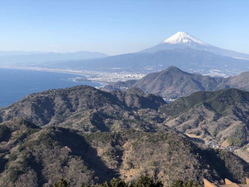 Yokohama Private Tour - Mt. Fuji from Izu Panorama Park.
