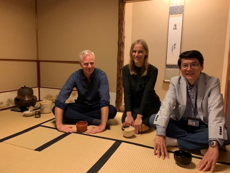 Chiba Private Tour - My guests from Australia enjoyed the traditional Japanese tea ceremony.(Picturere: 1/3)