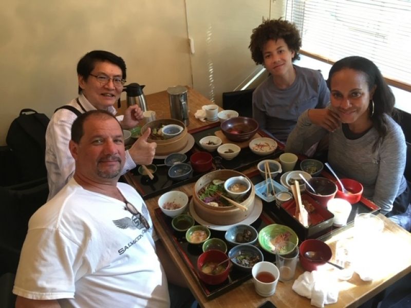 Chiba Private Tour - My guests enjoyed eating Japanese cuisine at lunch at the Omotesando Hills, Harajuku.