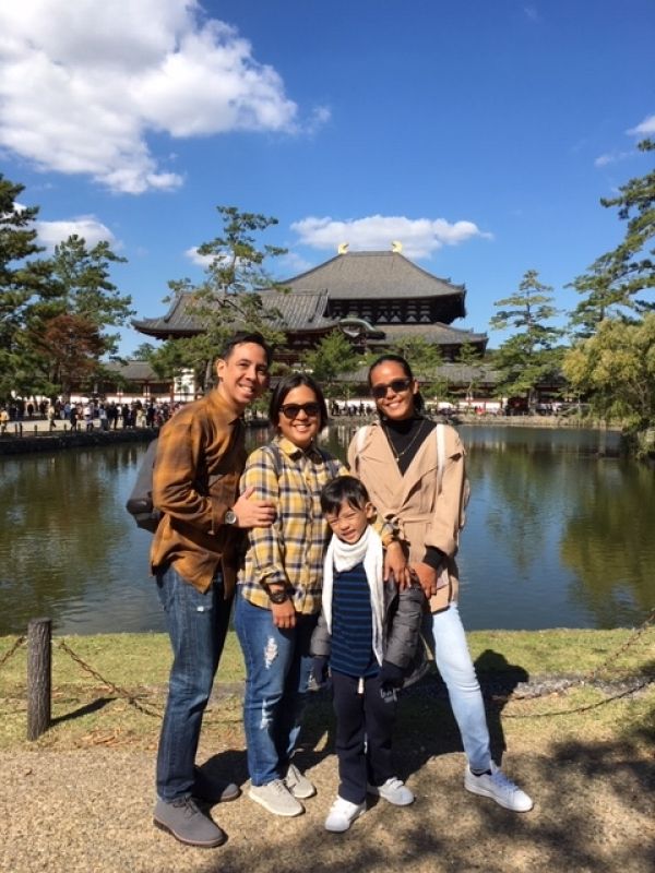 Kobe Private Tour - Youngest-ever future movie star & his lovely family in Nara 