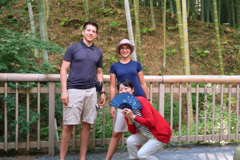 Kyoto Private Tour - They are young honeymoon couple from Austria. I learned German a lot thanks to them.