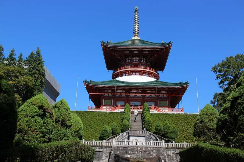 Narita Private Tour - Great Pagoda of Peace, completed in 1984.  58 m high. This pagoda symbolizes the teaching of Shingon Buddhism. 