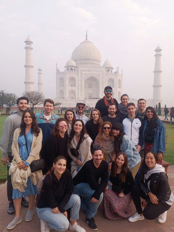 Delhi Private Tour - At Taj Mahal With Our Guest