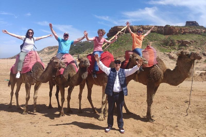 Tangier Private Tour - Camel ride in Achakar Tangier beach