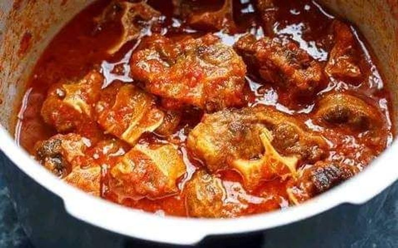 Lusaka Private Tour - 
Oxtail - This is a hearty stew made from the tail of a cow. It is often cooked with vegetables and spices.

