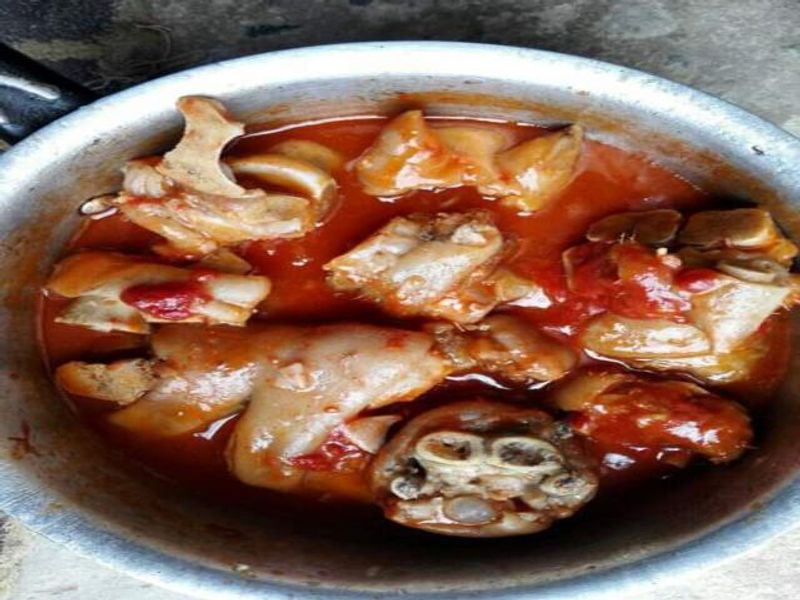 Lusaka Private Tour - Vimbombo - This is a type of  cow meat that is commonly found in Zambia. It is often cooked with onion and tomato. Usually served with boiled beans.