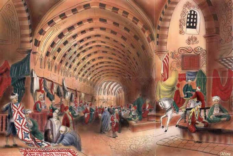 Istanbul Private Tour - Grand Bazaar painting