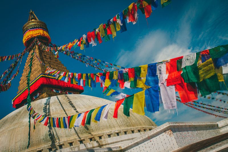 Kathmandu Private Tour - Boudhanath Stupa,one of the  biggest buddhist stupa in the world.