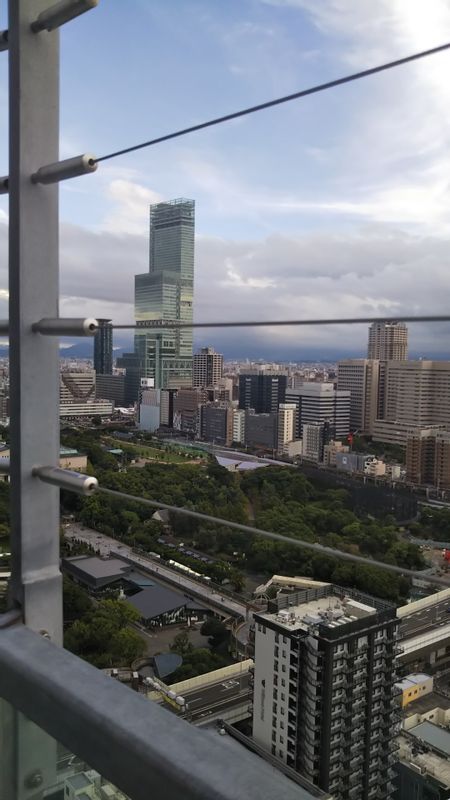 Osaka Private Tour - The surrounding scenery seen from the upper floor of Abeno Harukasu Building