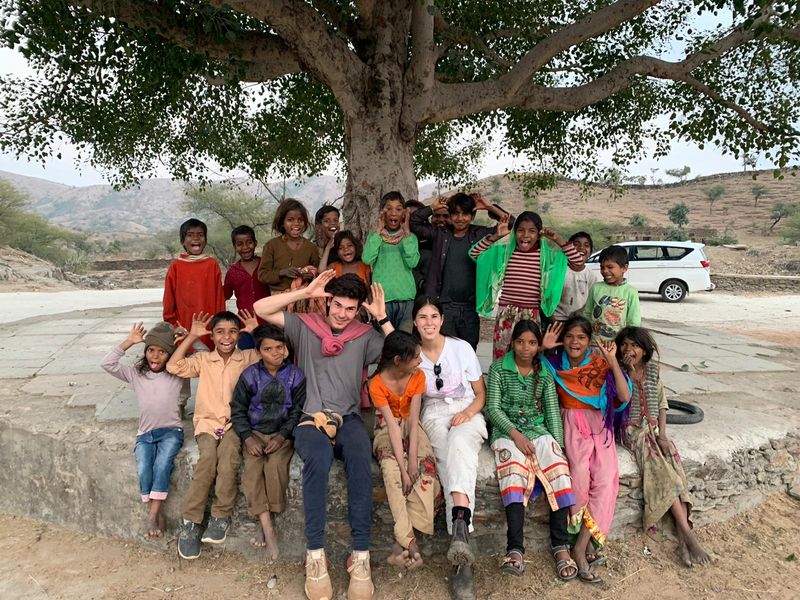 Udaipur Private Tour - Children enjoying with guests.