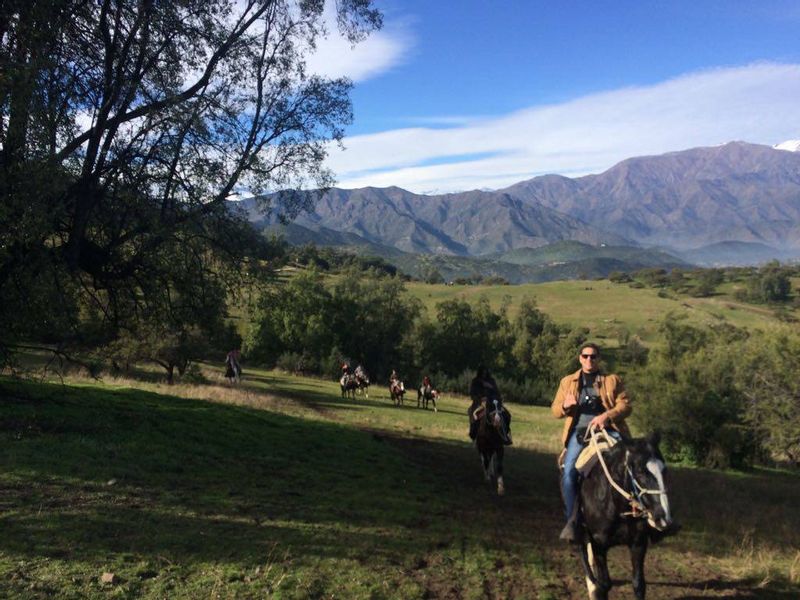 Santiago Private Tour - Starting the horse ride.